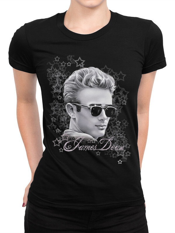 фото Футболка женская dream shirts джеймс дин черная 2xl