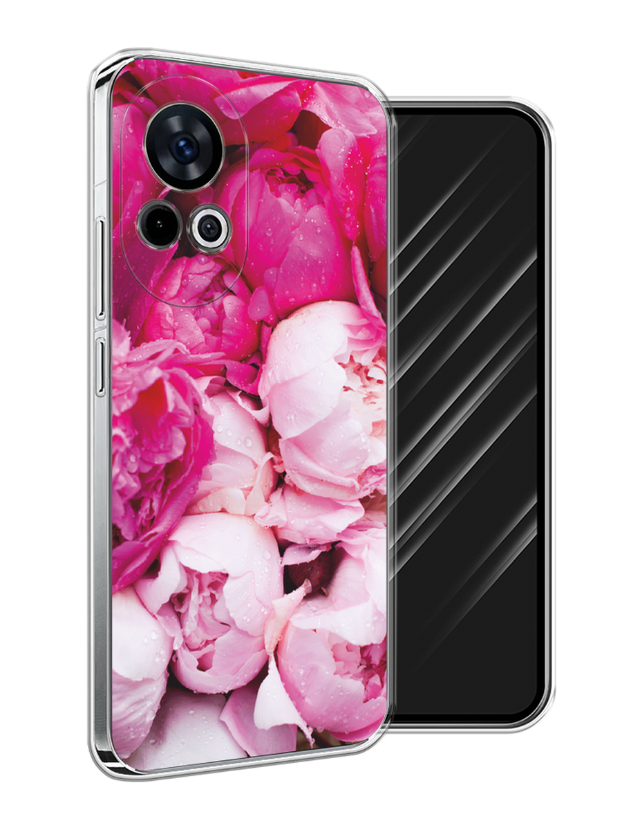 

Чехол Awog на Huawei Nova 12 "Пионы розово-белые", Белый;розовый, 6123050-1
