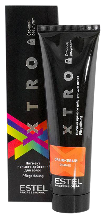 Купить Краска для волос ESTEL XTRO Пигмент прямого действия Black оранжевый 100 мл