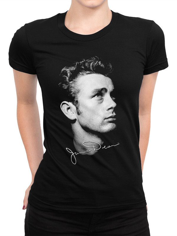 

Футболка женская Dream Shirts Джеймс Дин черная M, "Джеймс Дин"