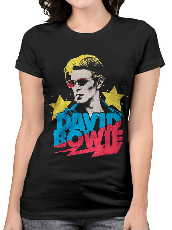 

Футболка женская Dream Shirts David Bowie - Дэвид Боуи черная S, "David Bowie - Дэвид Боуи"