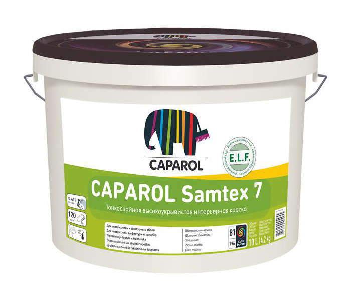 фото Краска caparol samtex 7 elf, база a, 5 л