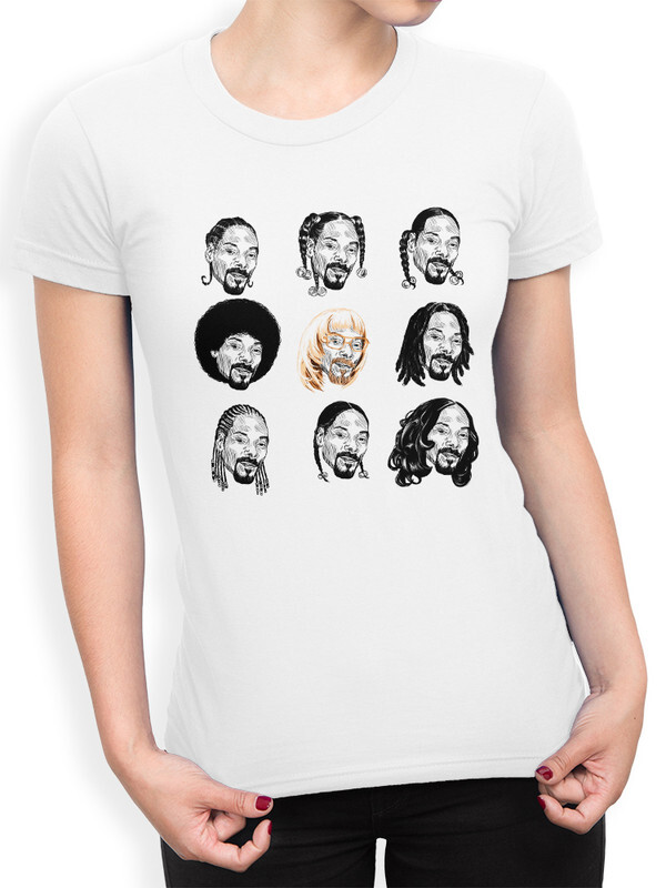 фото Футболка женская dream shirts snoop dogg - снуп дог белая 3xl