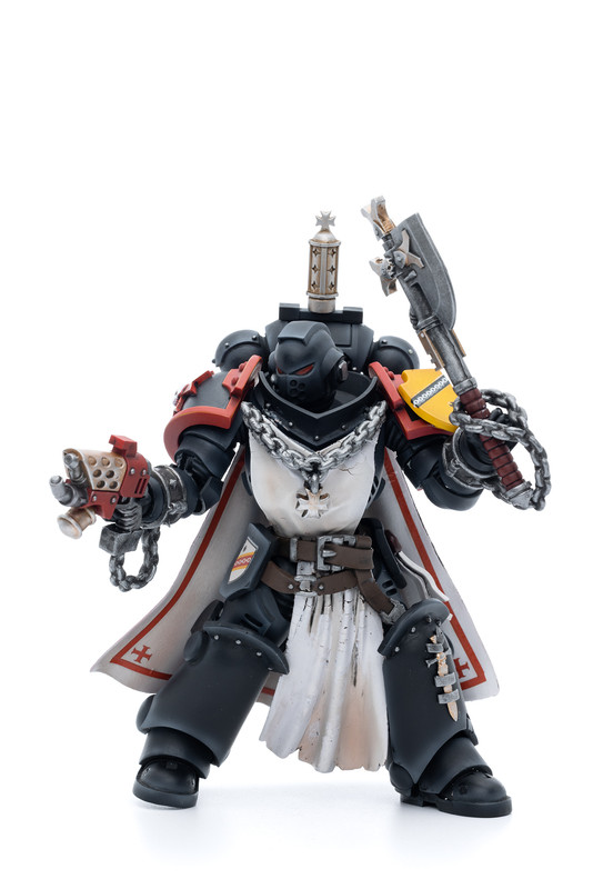 фото Подвижная фигурка joytoy warhammer 40000 black templars primaris sword brethren granbertus