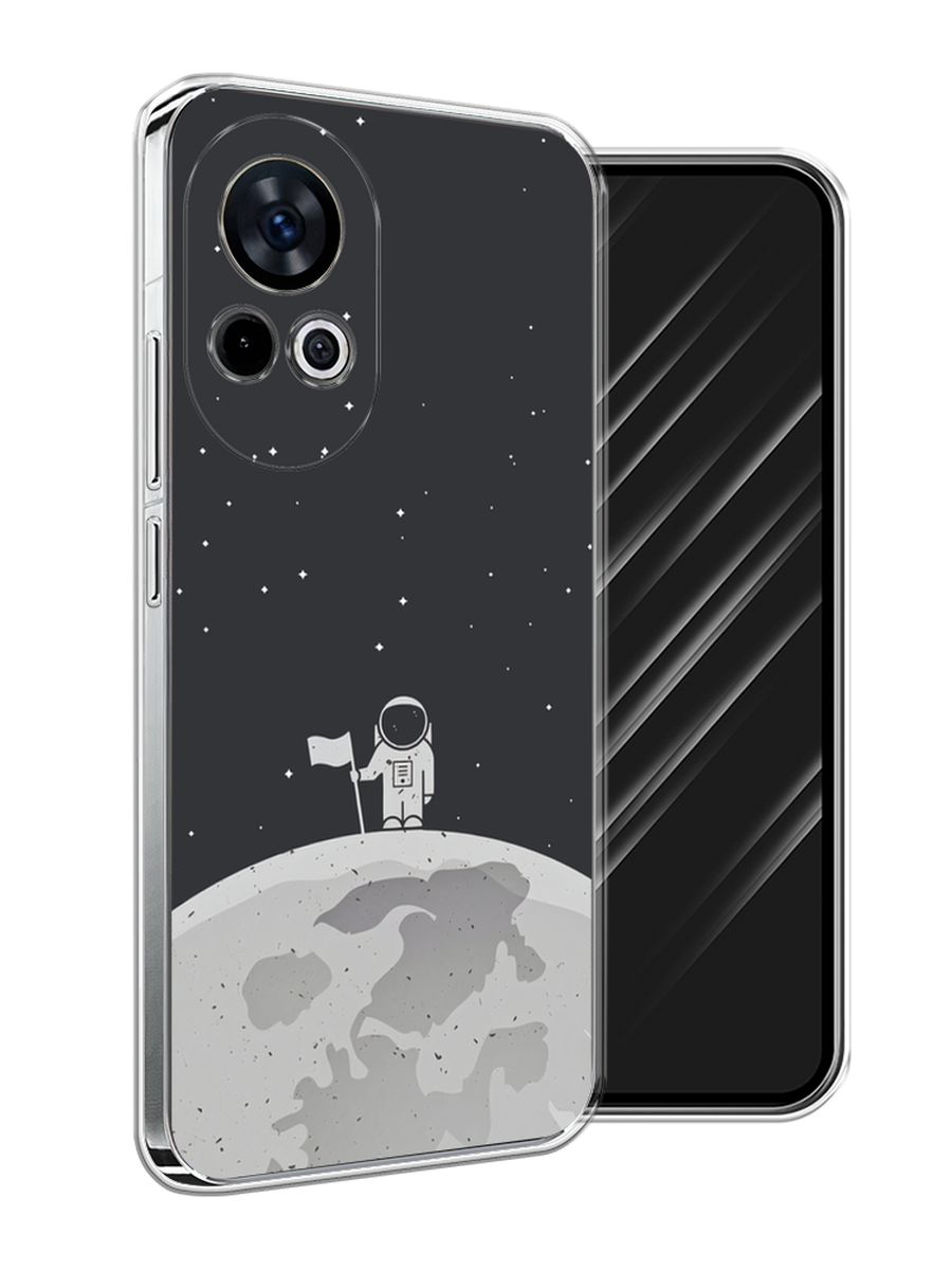 

Чехол Awog на Huawei Nova 12 "Первый на Луне", Черный, 6123050-1