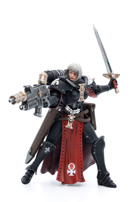 фото Подвижная фигурка joytoy warhammer 40000 adepta sororitas battle sister superior kassia