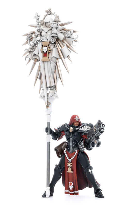 фото Подвижная фигурка joytoy warhammer 40000 adepta sororitas lmagifier sister saelon