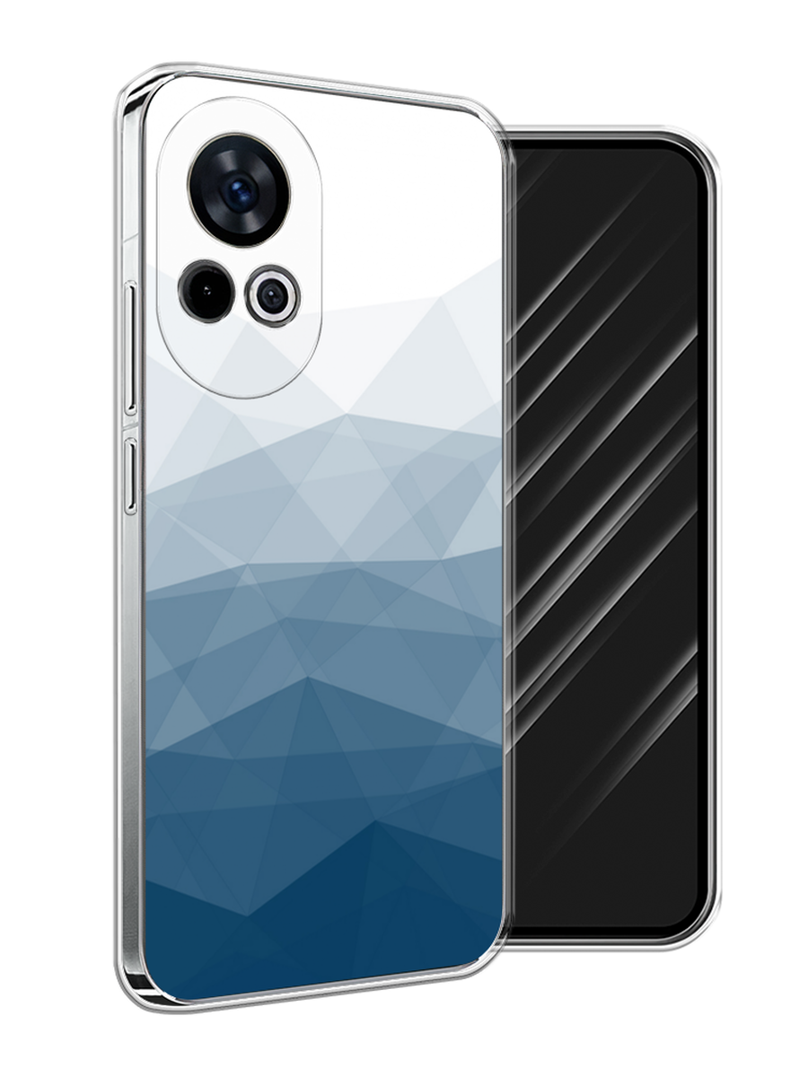 

Чехол Awog на Huawei Nova 12 "Абстракция небо", Синий;голубой;белый, 6123050-1