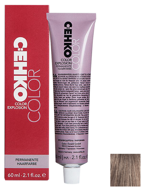 Краска для волос C:EHKO Color Explosion P-PERL 386-8 / 1-2 1.8 dark pearl blonde 60 мл  - Купить