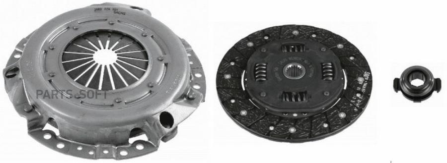

3000 561 001_к-кт сцепления citroen xantia/zx, peugeot 306/406 1.8/1.8d/1.9d 94>