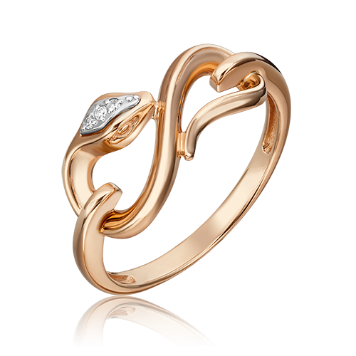 

Кольцо из золота р.  PLATINA jewelry 01-5497-00-101-1111, бриллиант, 01-5497-00-101-1111