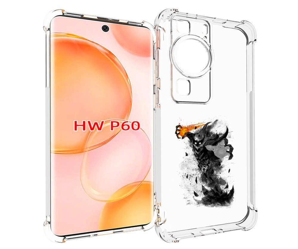 

Чехол MyPads nevermore черно белый для Huawei P60, Tocco