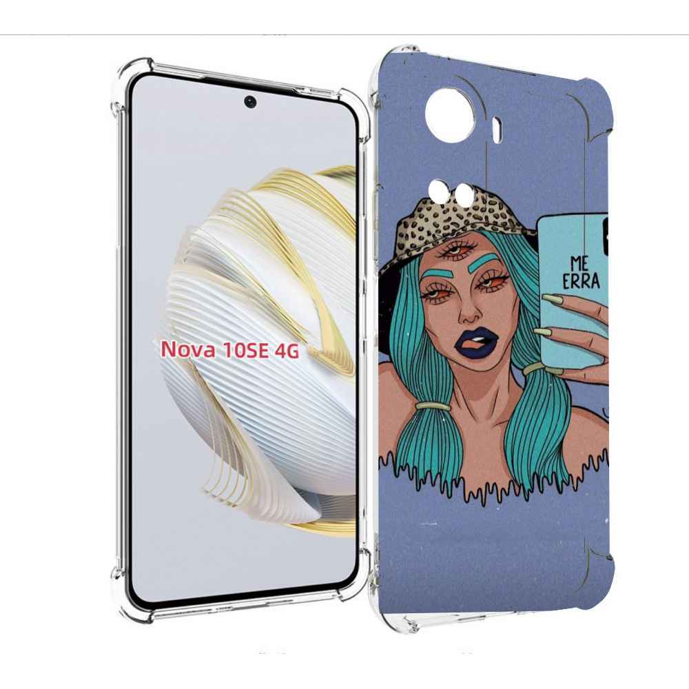

Чехол MyPads ME Erra женский для Huawei Nova 10 SE, Прозрачный, Tocco