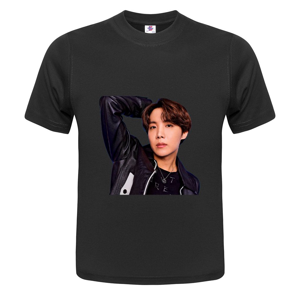 Футболка детская ONEQ с принтом BTS 3029810432, черный, 98