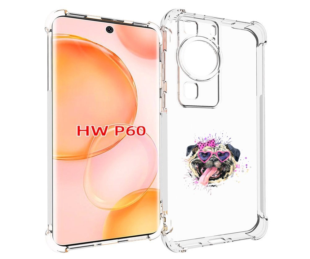 

Чехол MyPads Веселая собака для Huawei P60, Tocco