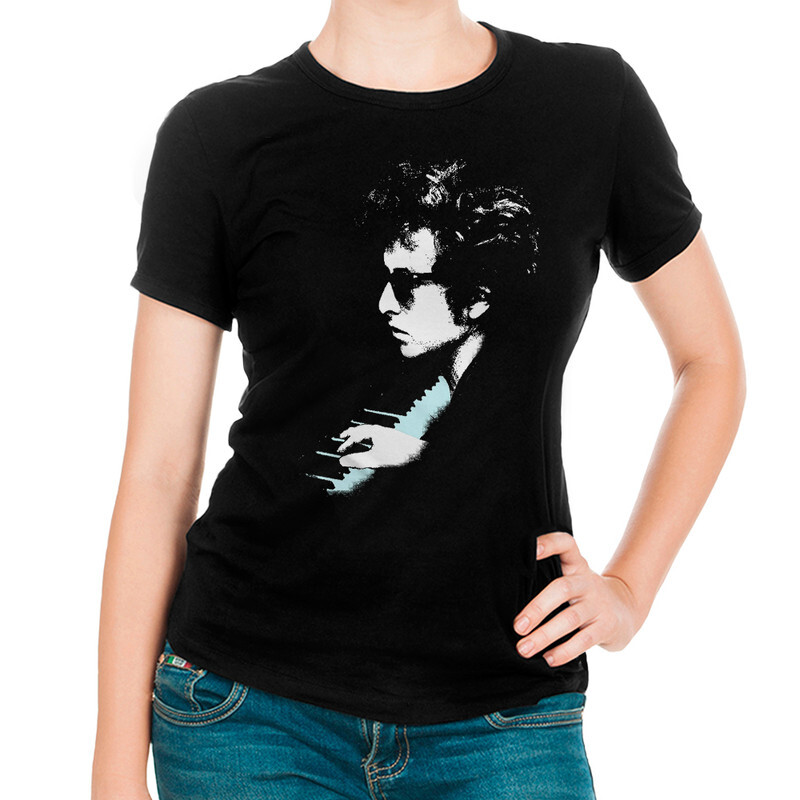 

Футболка женская Dream Shirts Боб Дилан 989462111 черная M, Боб Дилан 989462111
