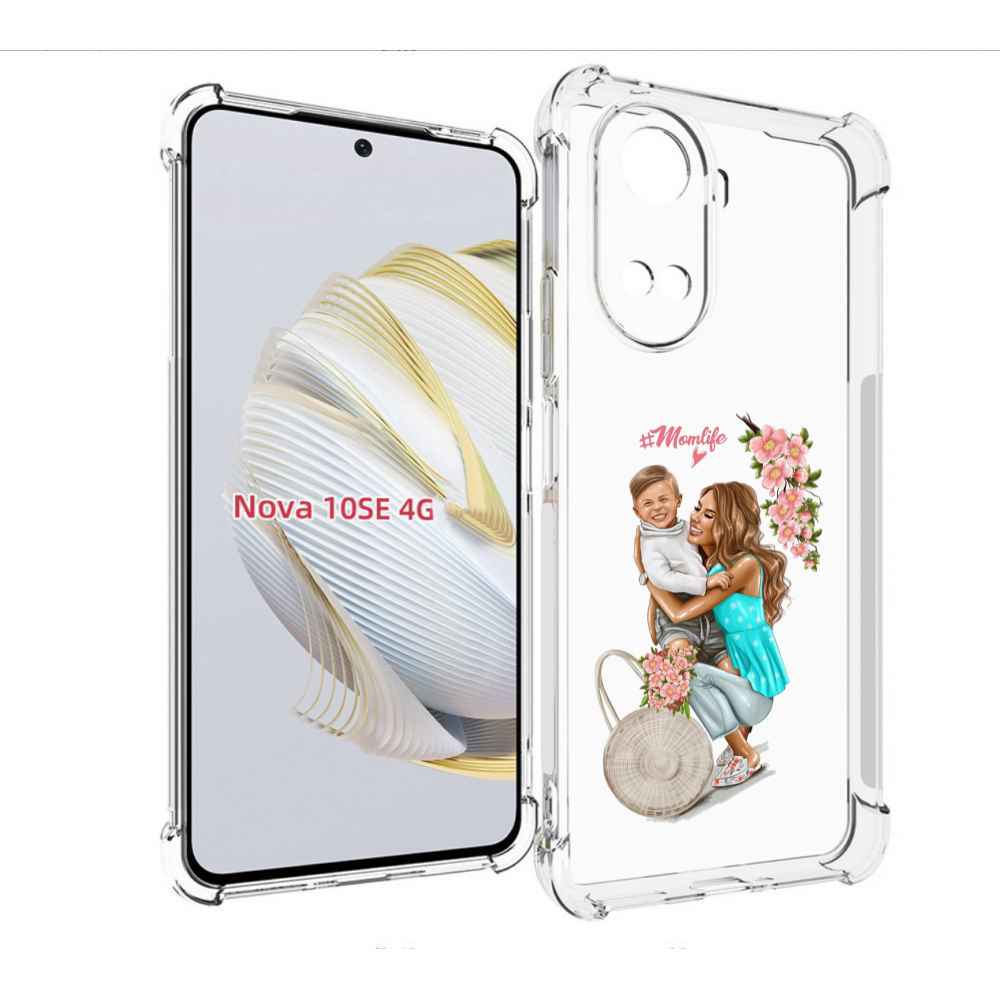

Чехол MyPads Momlife для Huawei Nova 10 SE, Прозрачный, Tocco