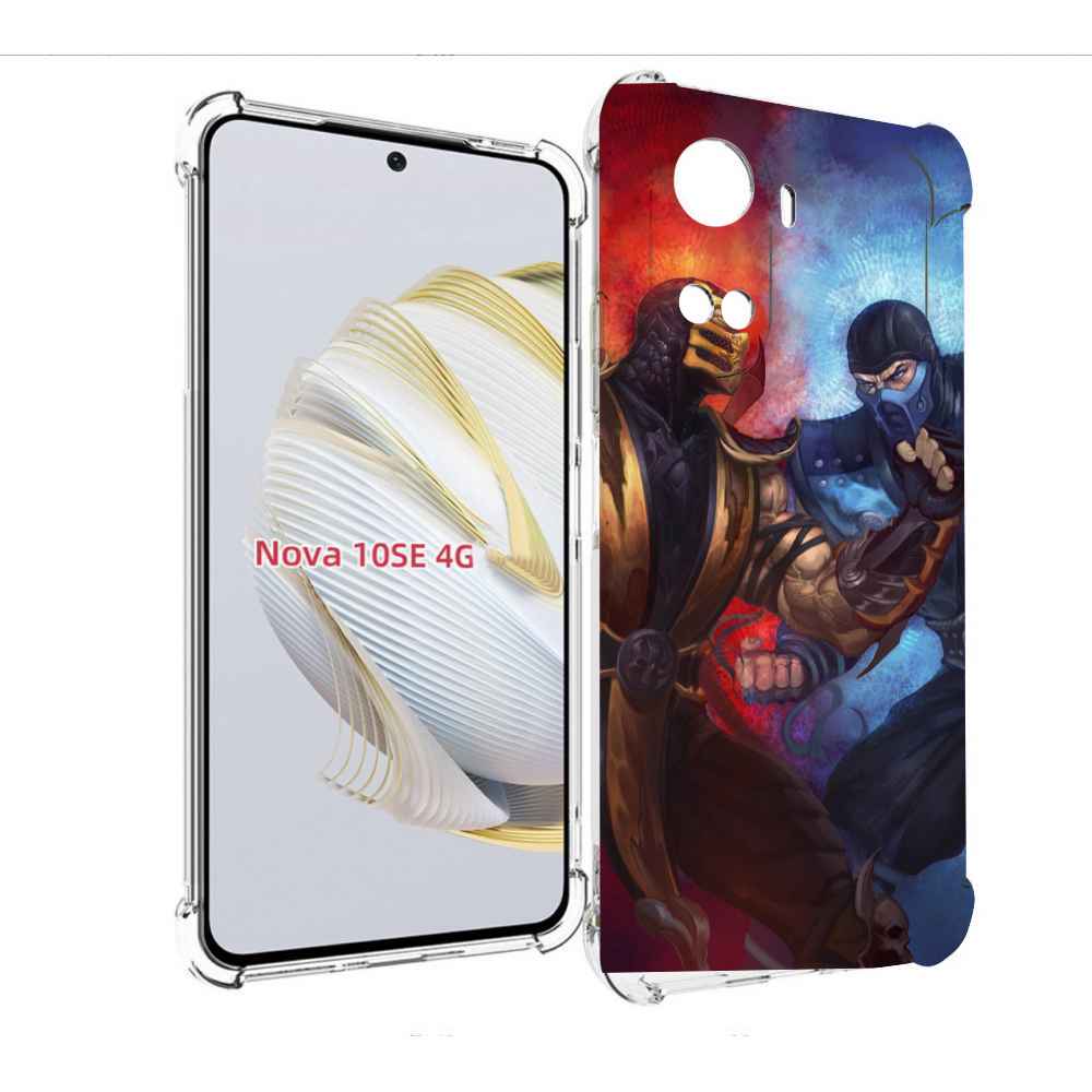 

Чехол MyPads Mortal Kombat art для Huawei Nova 10 SE, Прозрачный, Tocco