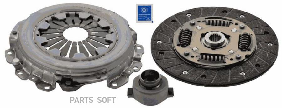 

3000 951 468_к-кт сцепления d190 n18 корзина+диск+выжимн.+смазка chevrolet aveo t250/t2