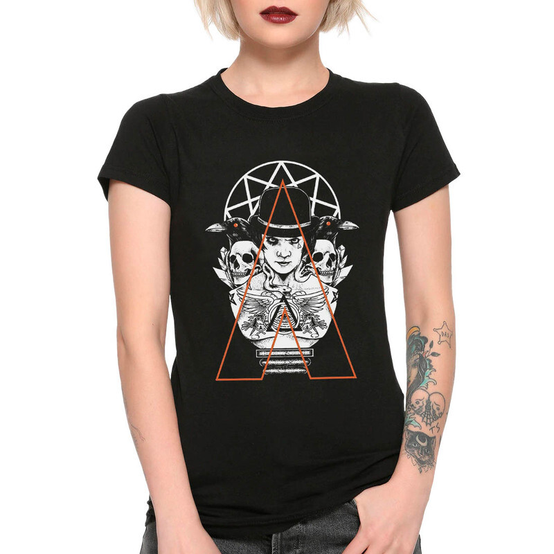 

Футболка женская Dream Shirts Заводной Апельсин 989463111 черная XS, Заводной Апельсин 989463111