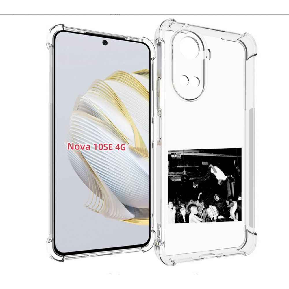 

Чехол MyPads Playboi Carti - Die Lit для Huawei Nova 10 SE, Прозрачный, Tocco
