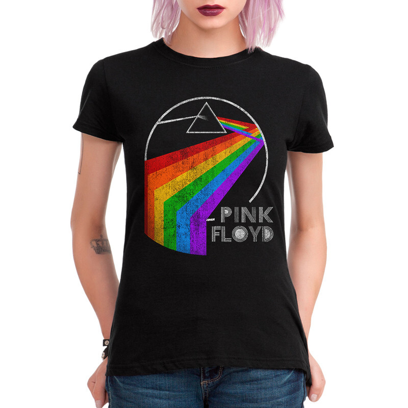 

Футболка женская Dream Shirts Pink Floyd 989467111 черная L, Pink Floyd 989467111