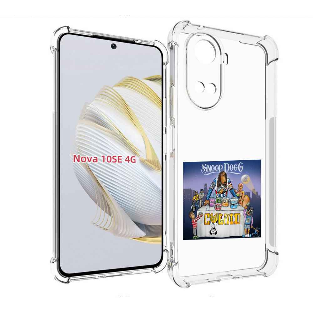 

Чехол MyPads Snoop Dogg COOLAID для Huawei Nova 10 SE, Прозрачный, Tocco