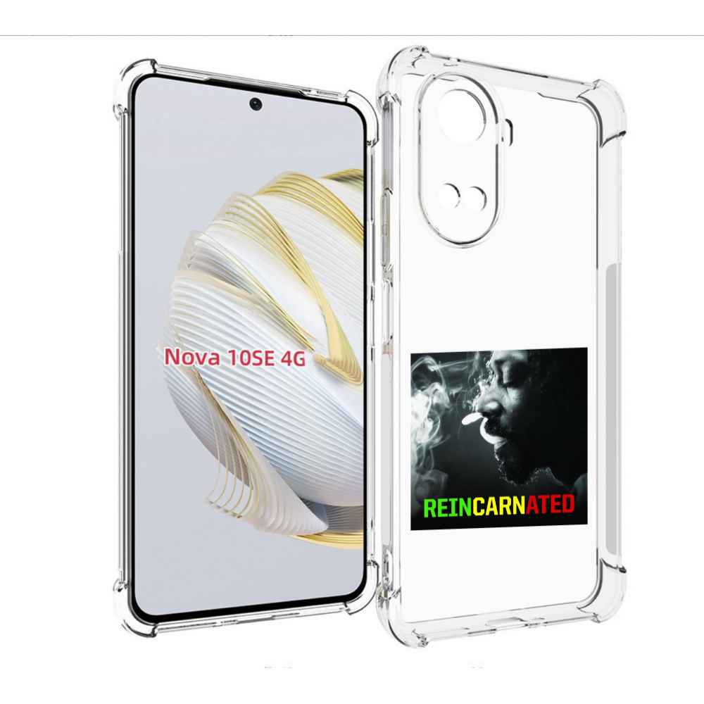

Чехол MyPads Snoop Dogg REINCARNATED для Huawei Nova 10 SE, Прозрачный, Tocco