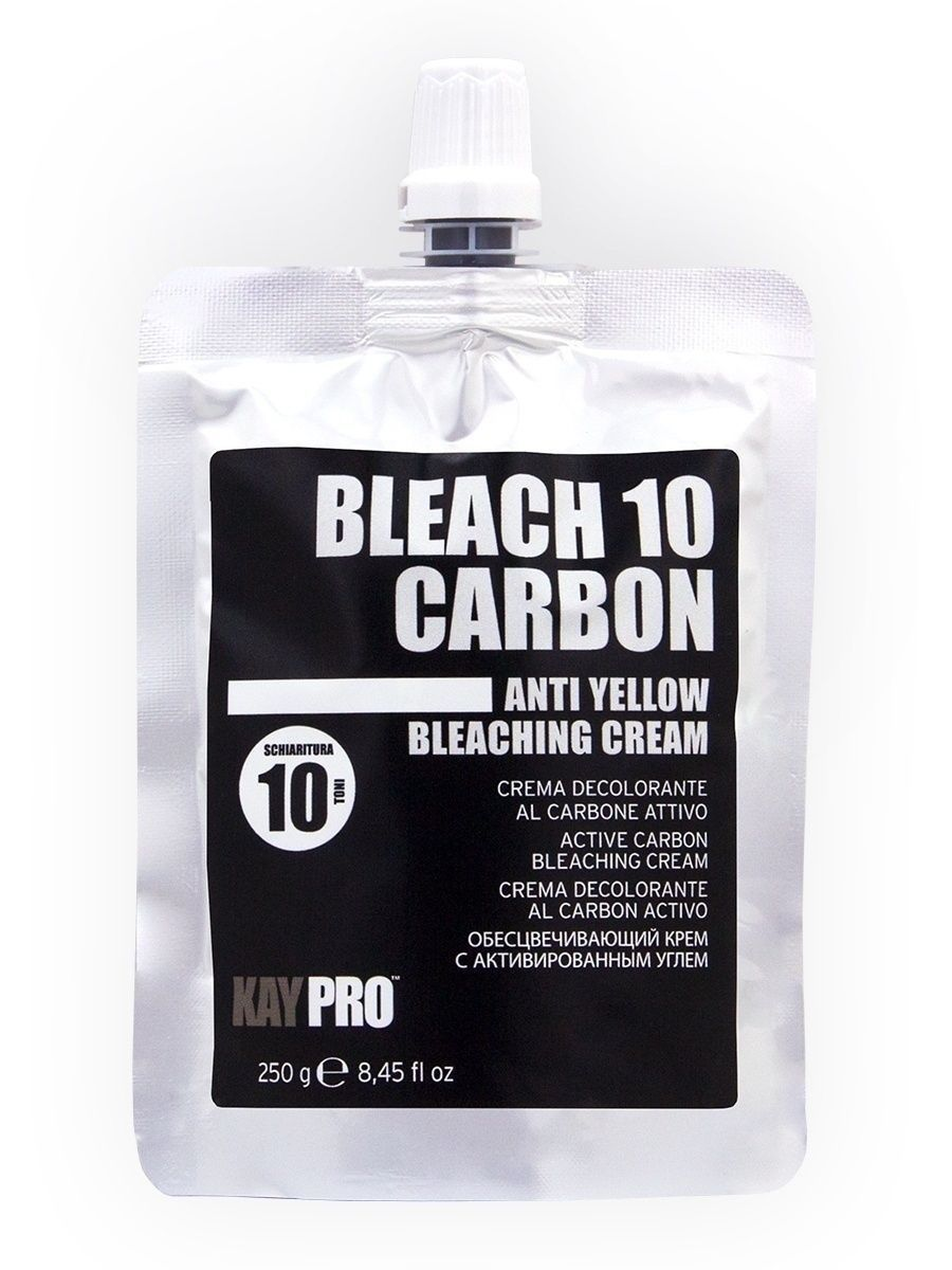 

Обесцвечивающий крем KAYPRO Anti-Yellow Bleach10 с активированным углем, 250 г