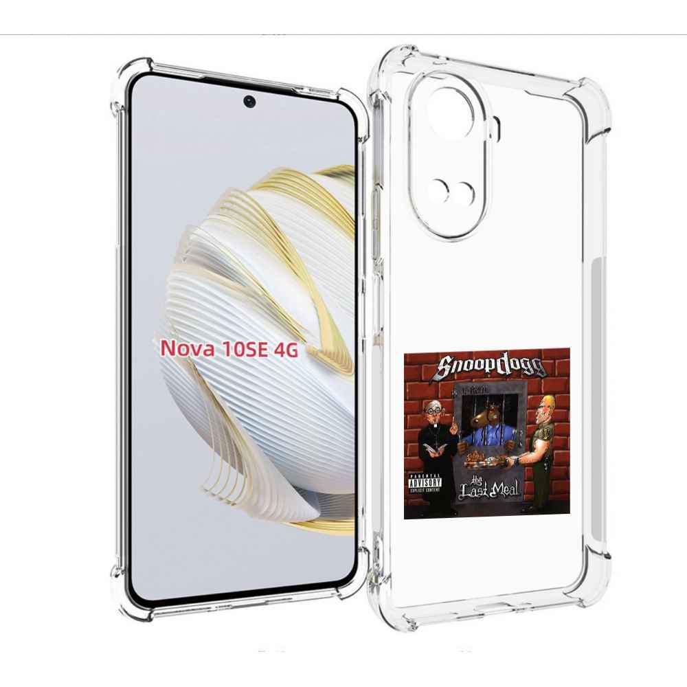 

Чехол MyPads Snoop Dogg THA LAST MEAL для Huawei Nova 10 SE, Прозрачный, Tocco