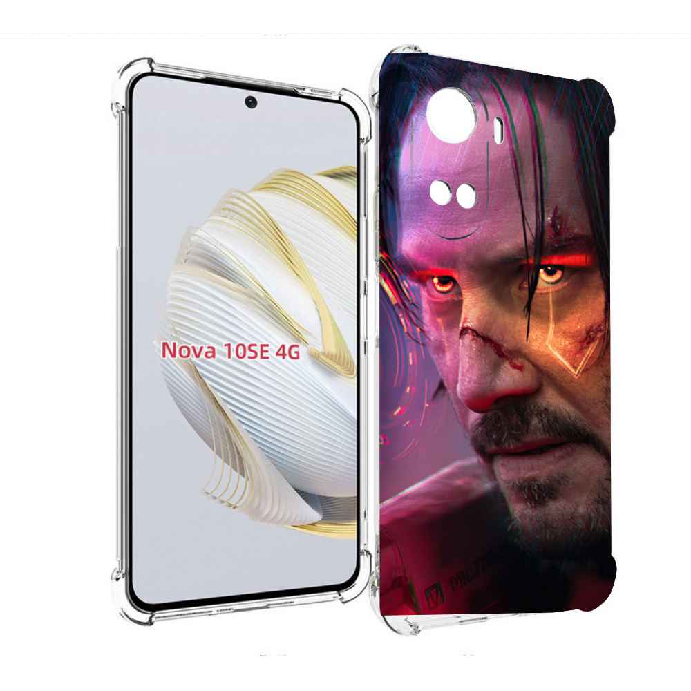 

Чехол MyPads cyberpunk 2077 Джонни Сильверхенд для Huawei Nova 10 SE, Прозрачный, Tocco