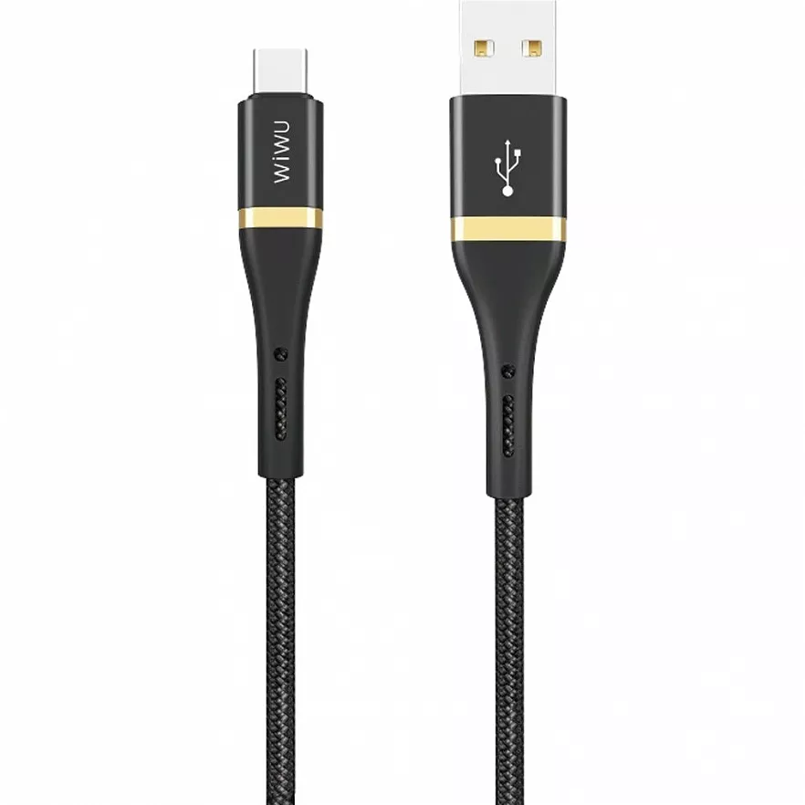 фото Кабель usb type-c - usb wiwu 237581 1.2 м черный