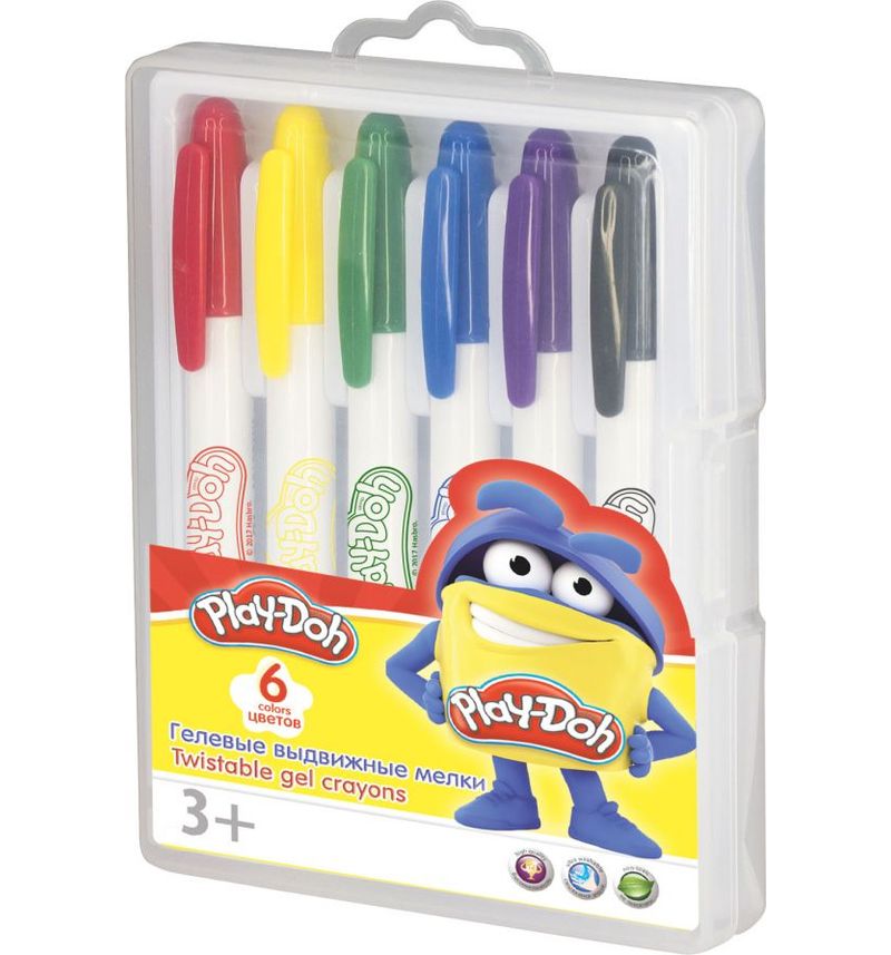 

Мелки гелевые Play-Doh в чемоданчике 6 шт.