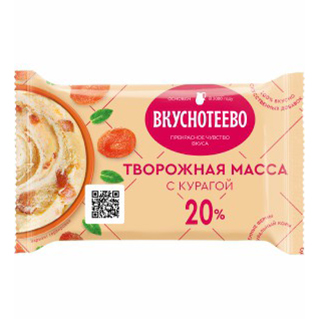 

Творожная масса Вкуснотеево с курагой 20% 180 г