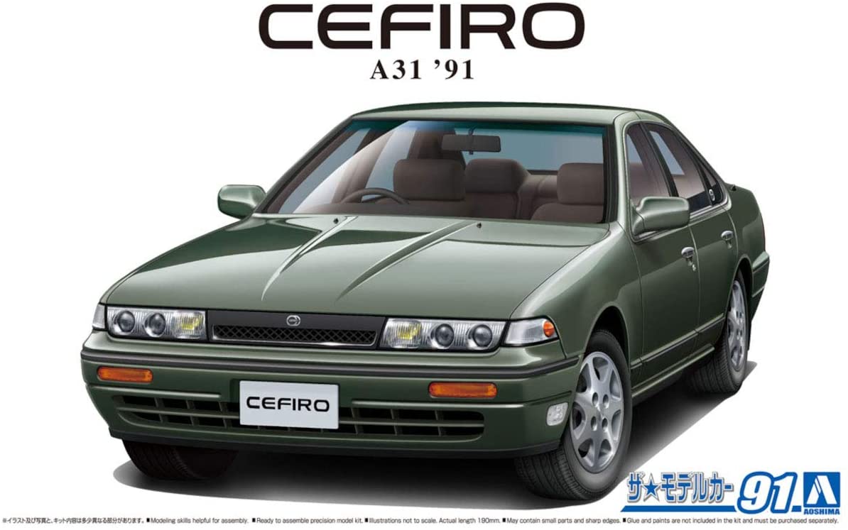 

Сборная модель Aoshima 1/24 Сборная модель Nissan Cefiro A31 1991 06111