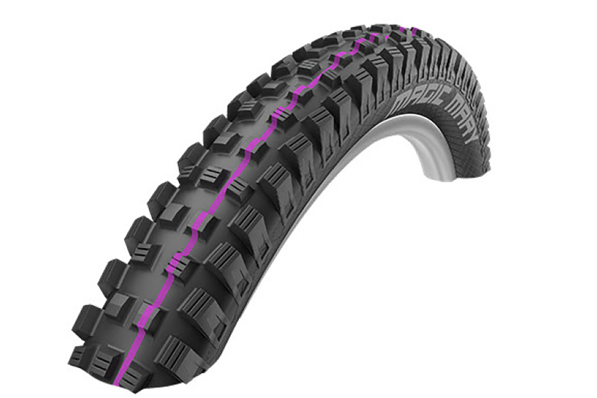 фото Покрышка schwalbe magic mary superg tl-easy folding 60-559 26x2.35 addix черный 2,25-2,35"