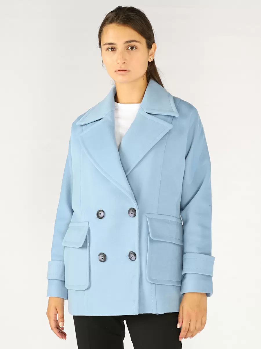 

Жакет женский EQmoda SQ70254 голубой 38, SQ70254