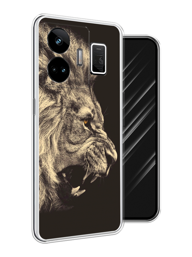 

Чехол Awog на Realme GT Neo 5 5G/GT 3 "Львиный рык 2", Бежевый;черный, 2513750-1