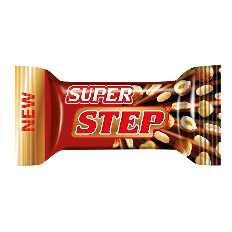 фото Конфеты славянка super step из мягкой нуги и карамели с арахисом