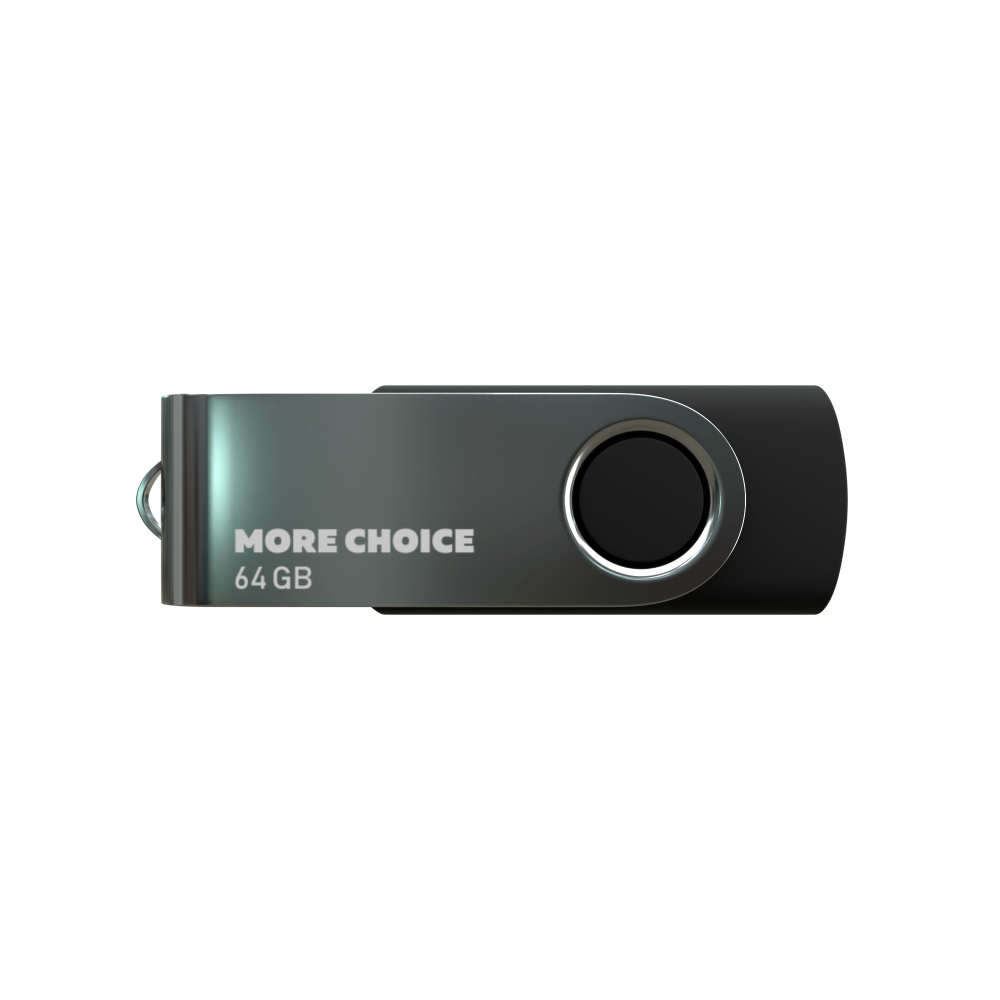 Карта памяти More Choice USB 64Гб MF64-4 MF64-4 Black 64500₽