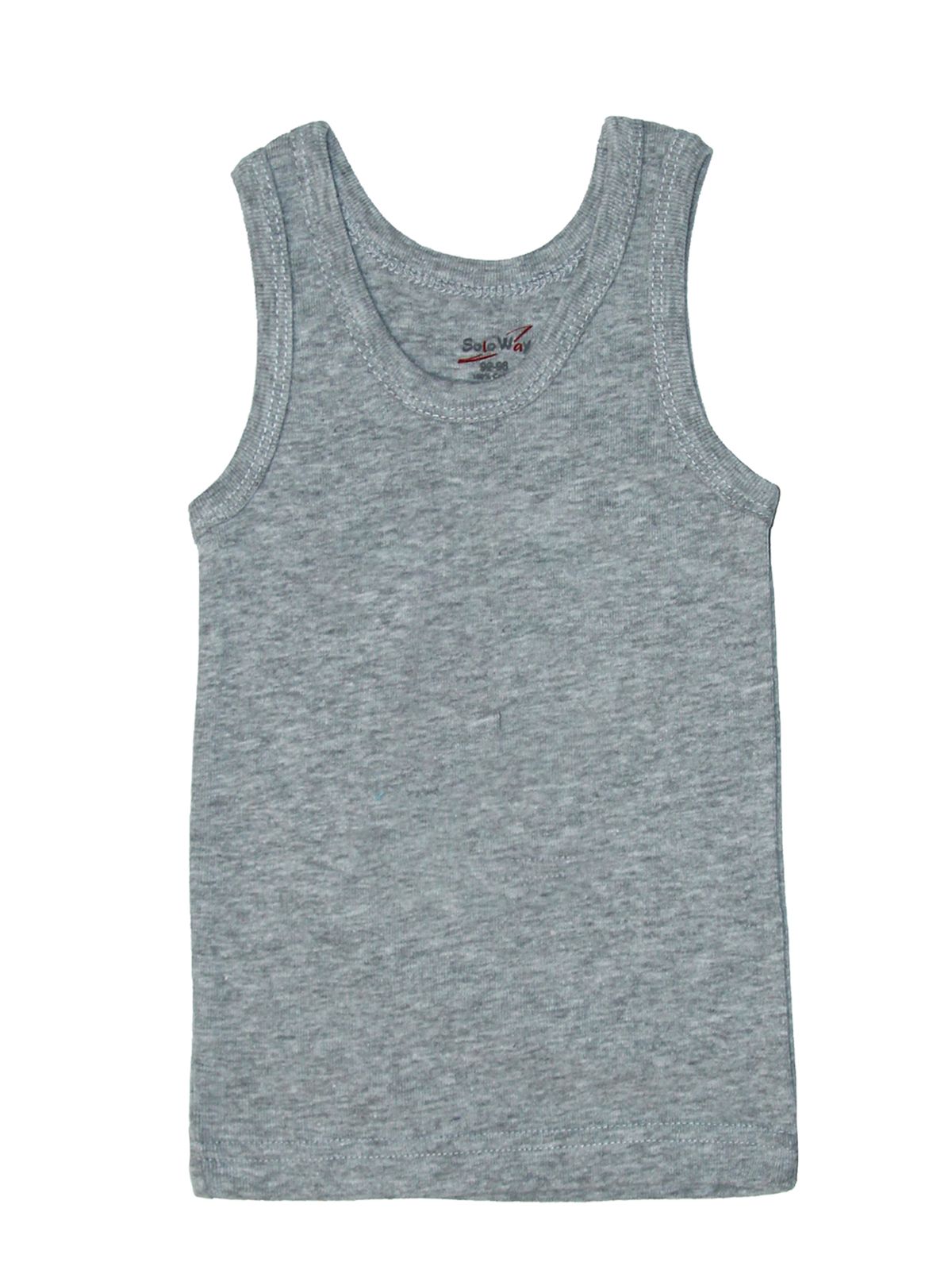 

Майка бельевая детская SOLO WAY 6079-01 серый р.104-110, 6079-01