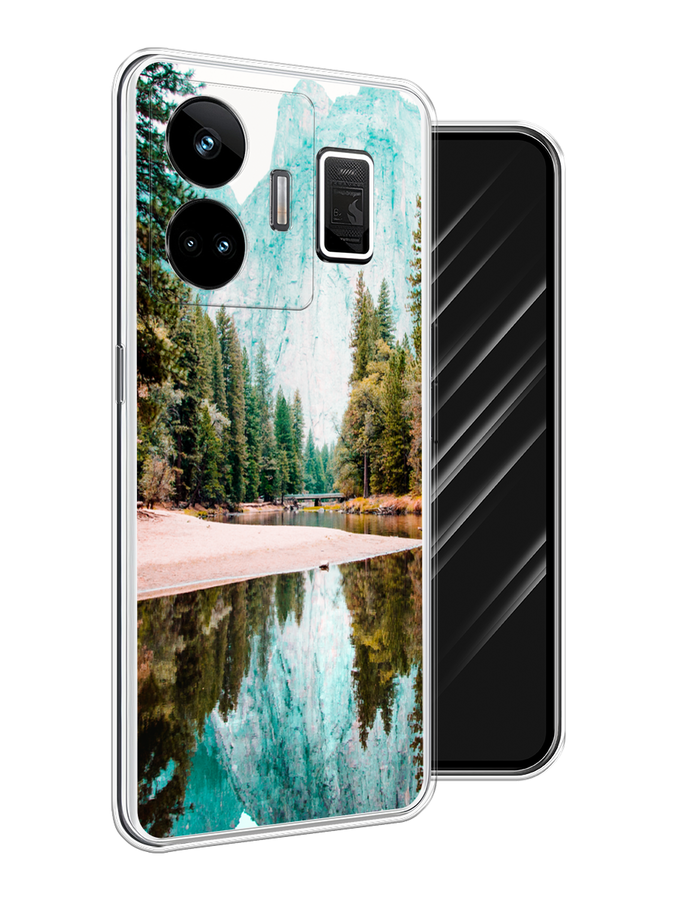 

Чехол Awog на Realme GT Neo 5 5G/GT 3 "Горы 11", Зеленый;голубой, 2513750-4