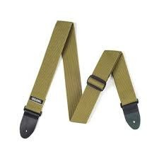 фото Ремень для гитары dunlop d27-01ol ribbed cotton strap olive green