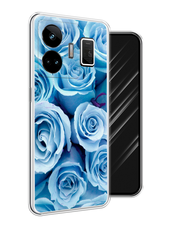 

Чехол Awog на Realme GT Neo 5 5G/GT 3 "Лазурные розы", Голубой, 2513750-8
