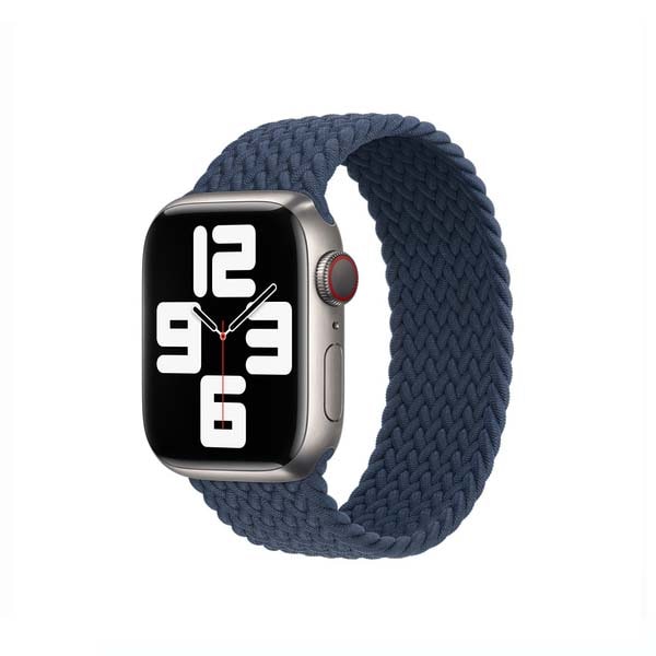 

Монобраслет для Apple Watch 42/44 (size 5 - 150 ) плетенный темно-серый, Watch