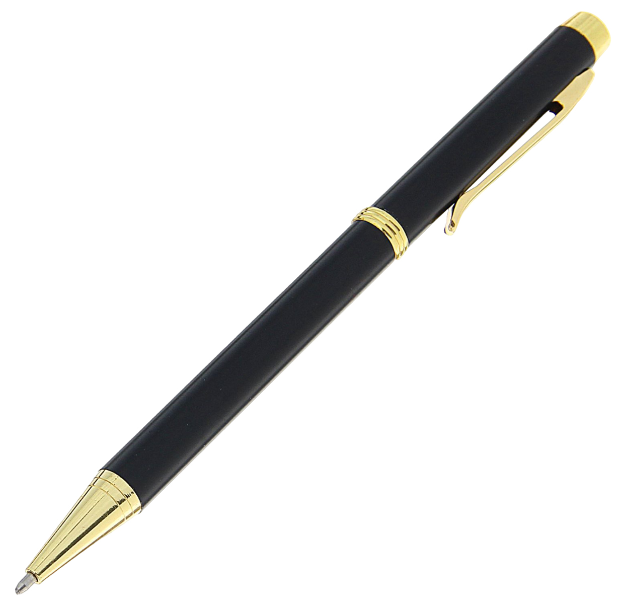 Ручка шариковая, подарочная, в пластиковом футляре, поворотная, «Эксперт», чёрная матовая