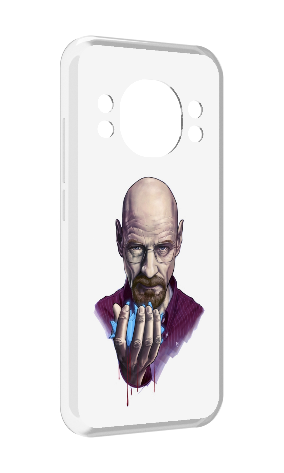 

Чехол MyPads Хайзенберг для Doogee S98 / S98 Pro, Прозрачный, Tocco