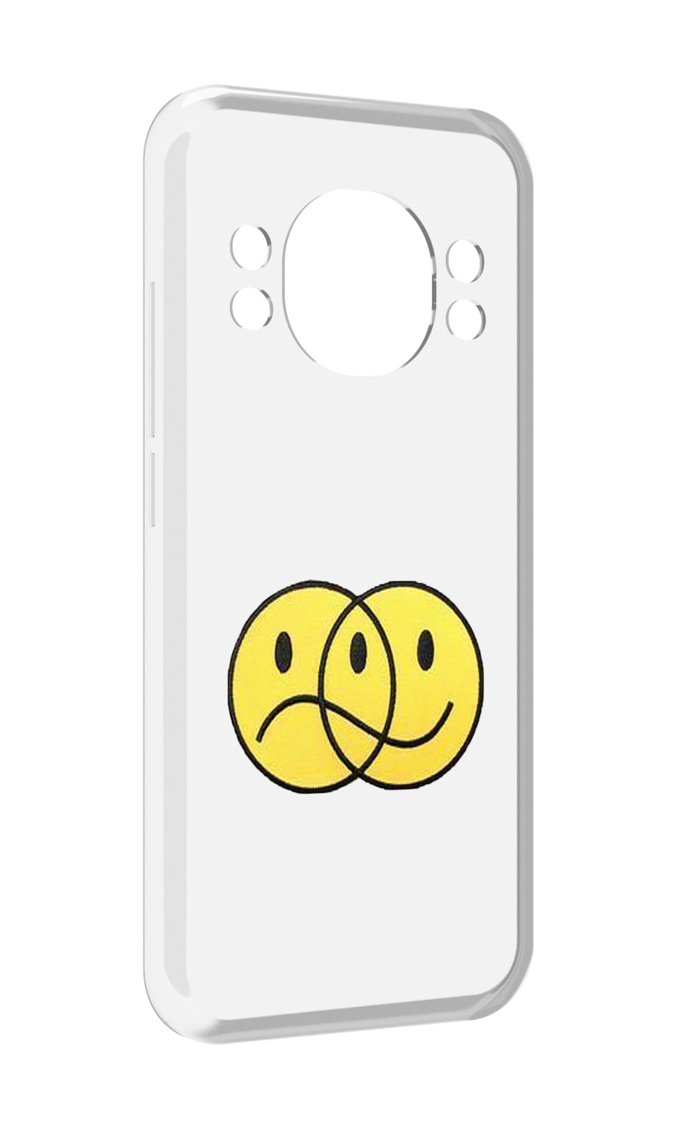 

Чехол задняя-панель-накладка-бампер MyPads Хиппи для Doogee S98 / S98 Pro противоударный, Прозрачный, Tocco