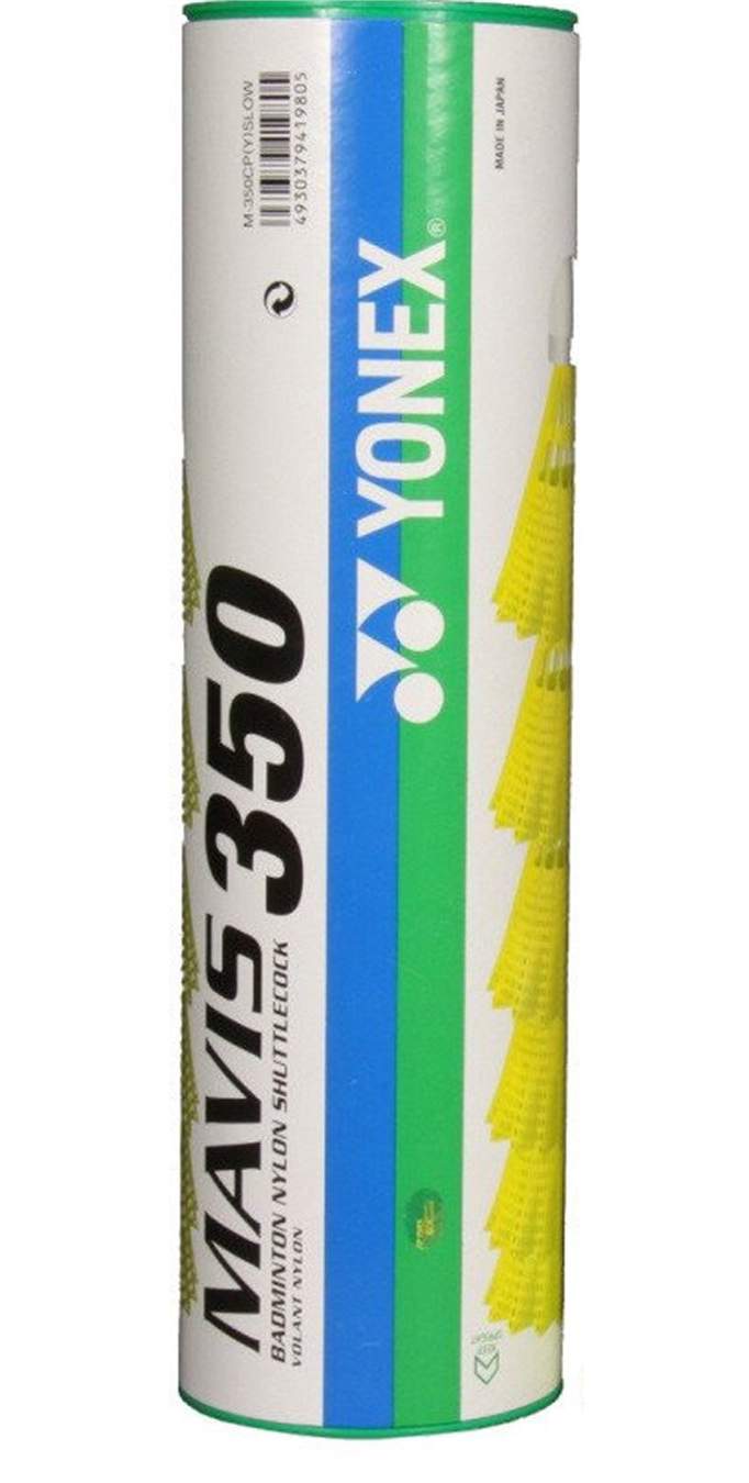 

Воланы для бадминтона пластиковые Yonex MAVIS 350 SLOW (6/упак), Mavis 350