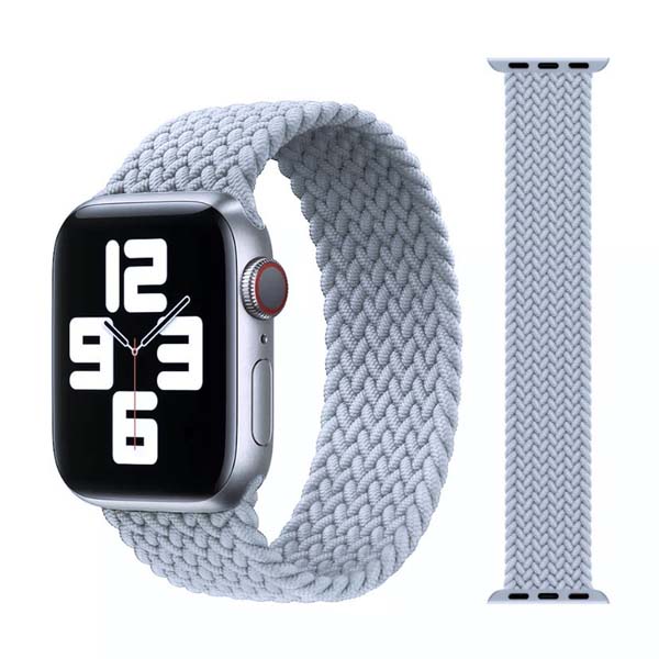 

Монобраслет для Apple Watch 42/44 (size 6 - 156) плетенный серый, Watch